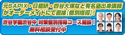 渋谷教育学園渋谷中学校別個別指導コースへ